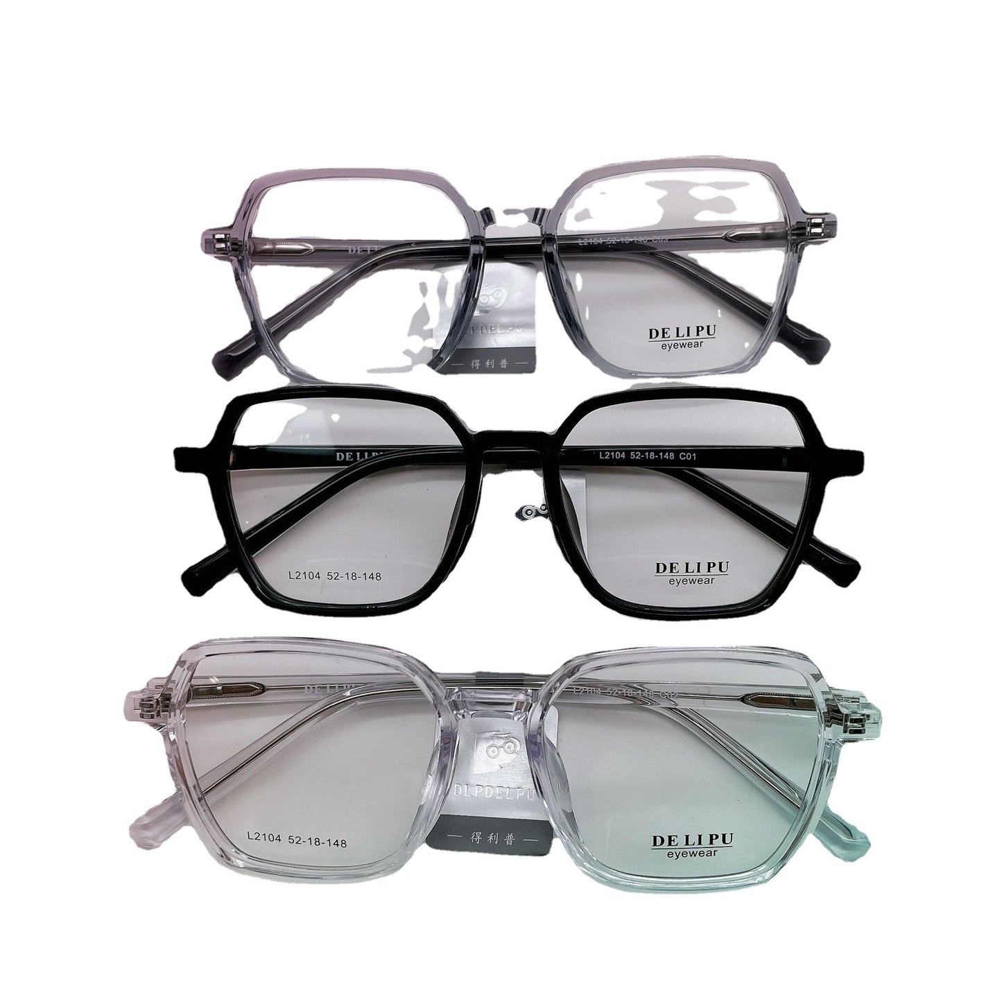 Plastic sheet mirror frame